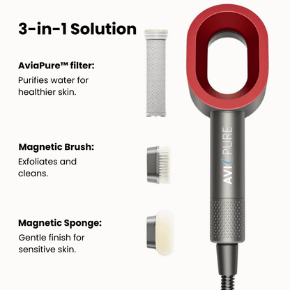AviaPure Filtered Shower Head & Shower Hose - AviaPure