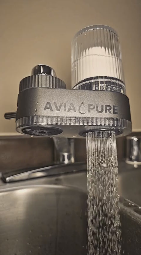 AviaPure tap filter in use